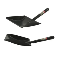 York szemeteslapát fémből, 20x4x39 cm méretben, erős és tartós lapát hulladék összegyűjtéséhez