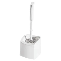 York WC kefe és tartó szett 13,2x13,5x36,5 cm méretben, Style kivitelben, elegáns és praktikus WC tisztító eszköz fürdőszobába