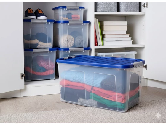 Hogyan válassz nagy méretű műanyag tárolódobozt? (100–150 liter)