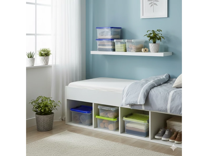 5 tárolási tipp kis lakásokhoz – műanyag dobozokkal könnyebb rendet tartani