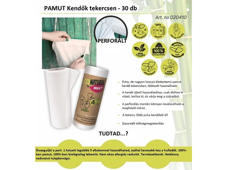 Háztartási pamut kendő