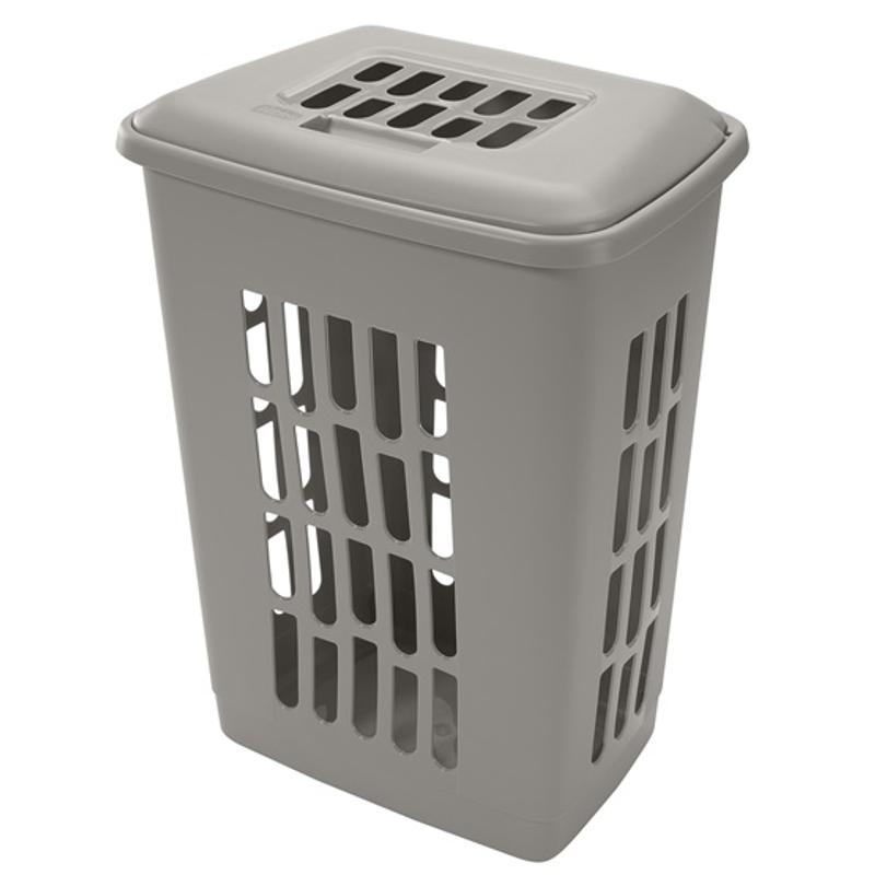1300 HEIDRUN-HDR 60L Szennyestartó_Laundry Hamper Szürke_Gray