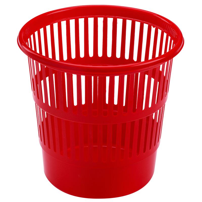 1421 HEIDRUN-HDR Papírkosár_Paper Basket 11,5L Piros_Red