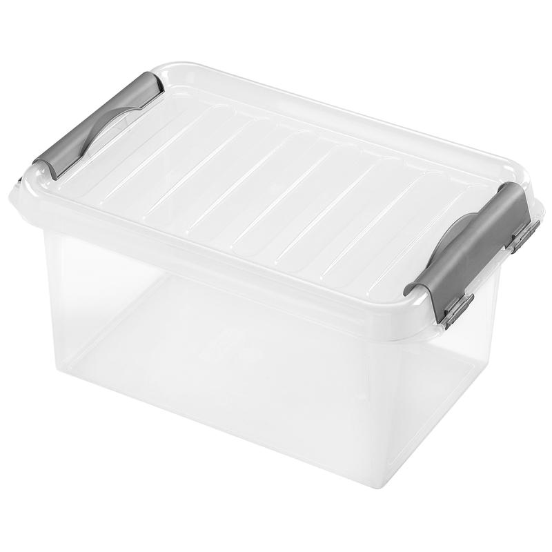 601 HEIDRUN-HDR CLIPBOX - Light Tároló_Storage Box Átlátszó_Transparent