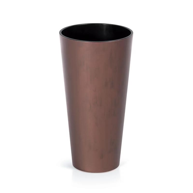 1-DTUS400C Prosperplast Tubus Slim Corten magas virágcserép