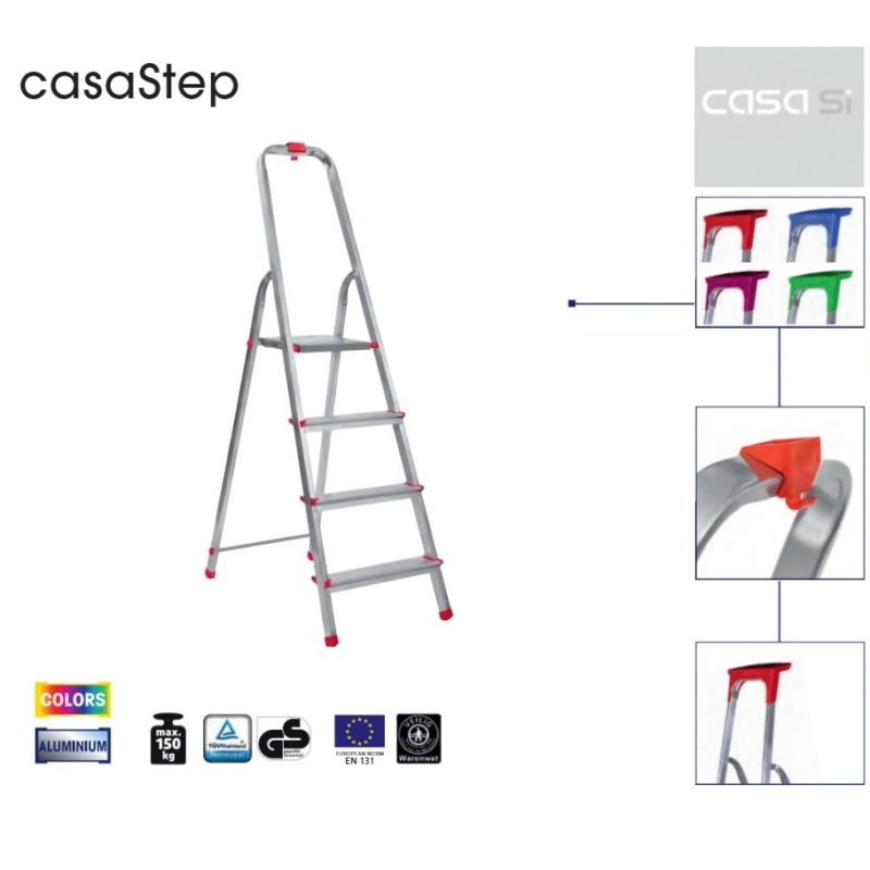 9007741007368 CASA-SI ALUMÍNIUM Létra_Ladder CASASTEP 4 