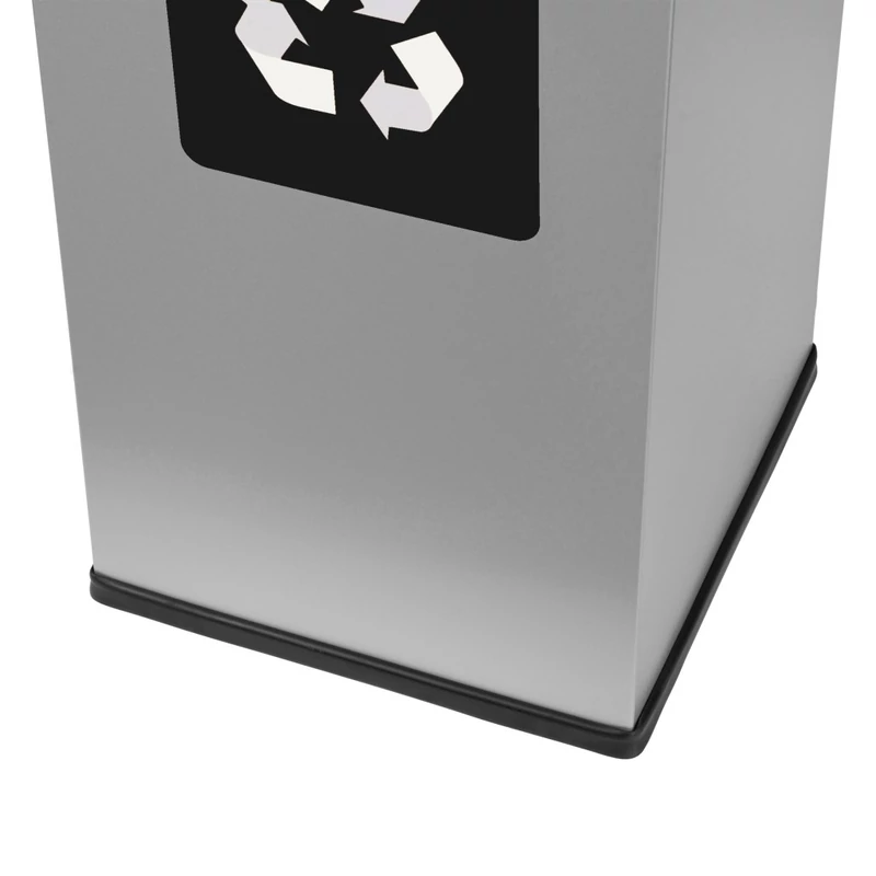 ALDA Eko Square 60L szelektív hulladékgyűjtő fekete fedéllel-4