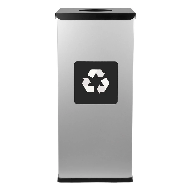 ALDA Eko Square 60L szelektív hulladékgyűjtő fekete fedéllel