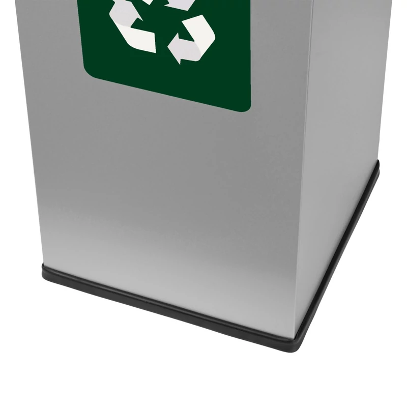 ALDA Eko Square 60L szelektív hulladékgyűjtő zöld fedéllel-4