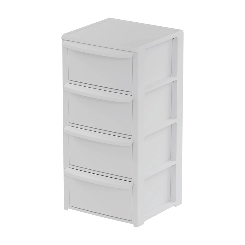 Art Plast műanyag fiókos tároló fehér színben, 4 fiókos kivitelben 390x385x790 mm