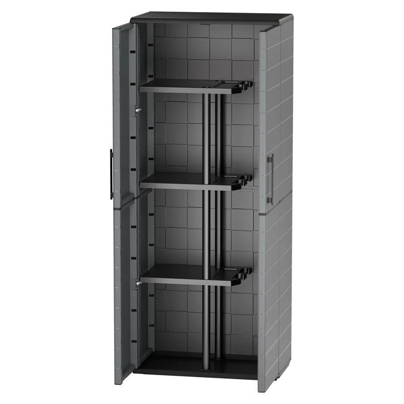 Art Plast műanyag seprűtartó szekrény magas kivitelben 680x370x1630 mm-2