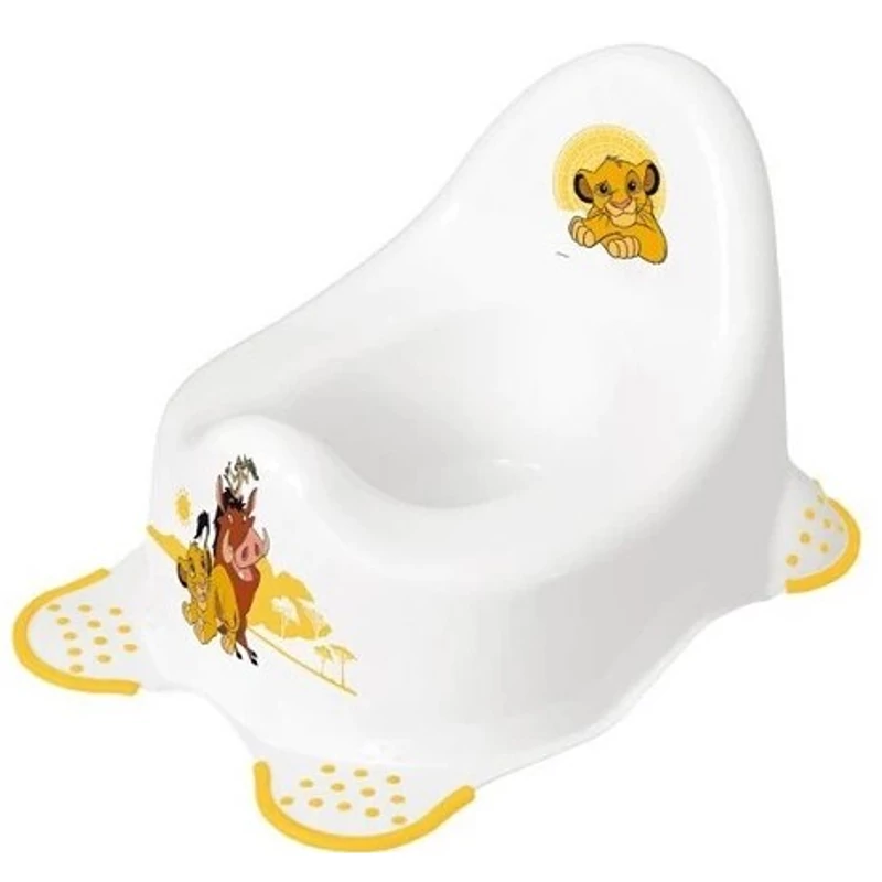 Simba és barátai mintás Disney Oroszlánkirály bili – kényelmes, stabil és könnyen tisztítható gyermek bili a Plasticbox.hu-tól