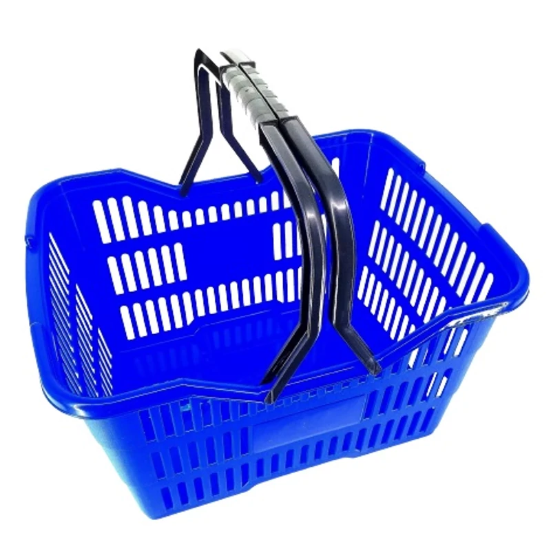 Heidrun bevásárlókosár 18 liter – 40x30x22 cm, műanyag, ergonomikus fogantyúval-2