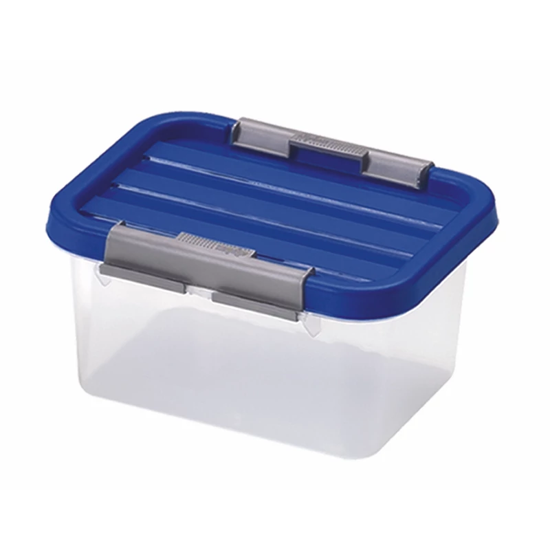 Heidrun Clipbox tároló doboz clippes tetővel – 3 literes, 23x19x12 cm, átlátszó műanyag tárolódoboz fedéllel kisebb tárgyak rendszerezéséhez