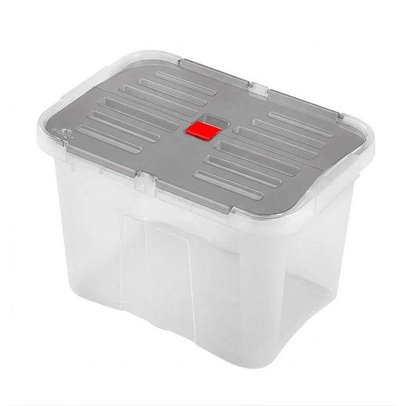 Heidrun Dragon Box Átlátszó Tároló doboz 15L 37,5x25,5x25cm Special Edition Kék tetővel