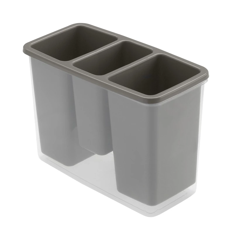 Heidrun evőeszköz csepegtető 21x10,5x14,5 cm méretben, praktikus műanyag tartó kanalak, villák és kések szárításához és tárolásához