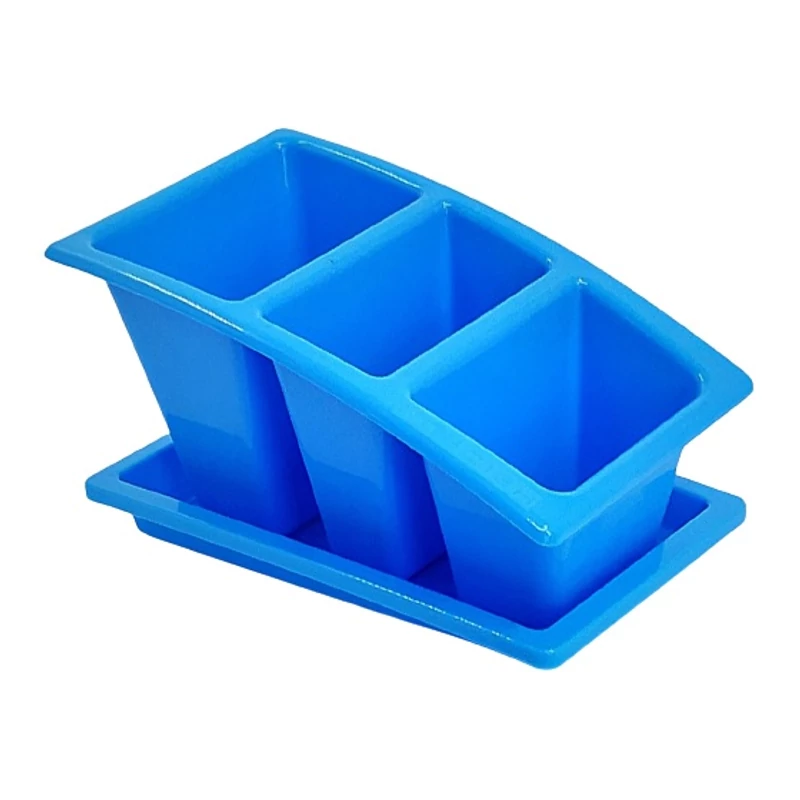 Heidrun evőeszköz csepegtető 22x14x11,5 cm méretben, praktikus műanyag tartó kanalak, villák és kések szárításához, konyhai használatra-4