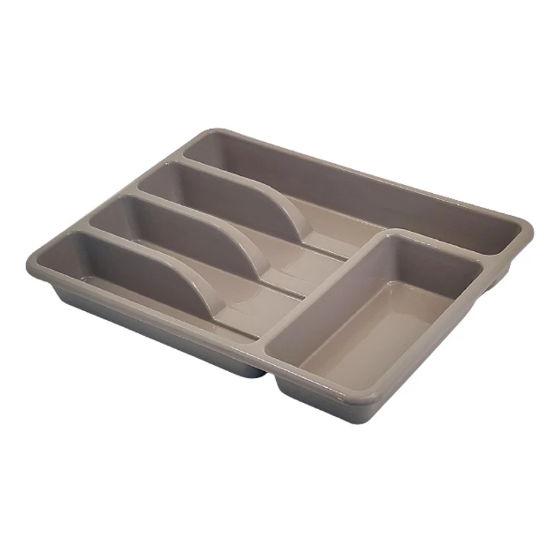 Heidrun evőeszköztartó fiókba 39x29x5 cm nagyméretű műanyag tároló kanalak, villák és kések számára-2