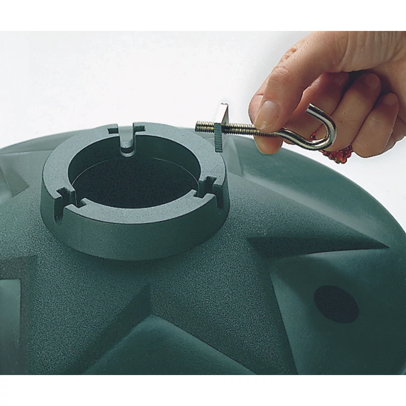 Heidrun műanyag karácsonyfa tartó, stabil fenyőfatalp 30x14 cm méretben, erős fém rögzítő csavarokkal a biztos tartásért.-4