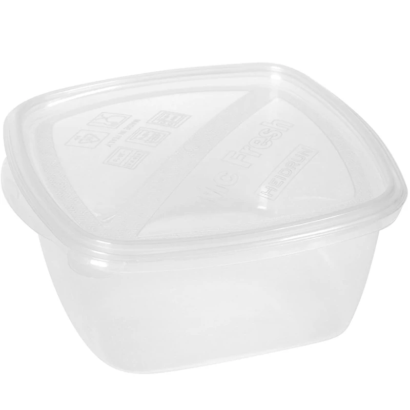 Heidrun Mc Fresh ételtároló 3 x 1,2 literes 17,5x16,5x7,7 cm műanyag doboz szett