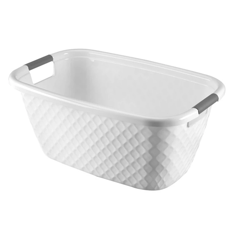 Heidrun Diamond mosókád 58x38x25 cm füllel, nagy kapacitású műanyag kád háztartási és mosási feladatokra-2