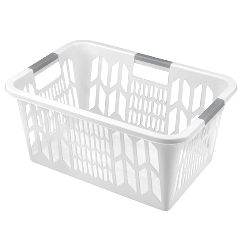 Heidrun ruháskosár Wash&amp;Carry kivitelben, 56x39x25 cm méretben, ergonomikus kialakítással a szennyes könnyű szállításához
