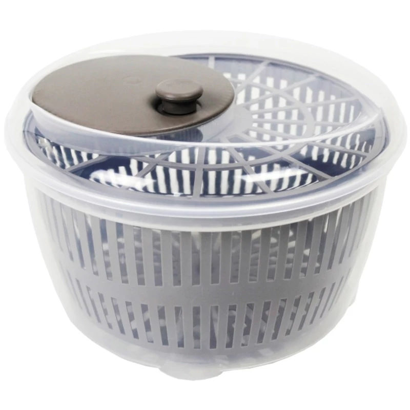 Heidrun Althea saláta centrifuga 25x16 cm méretben, praktikus kézi szárító edény friss salátákhoz és zöldségekhez