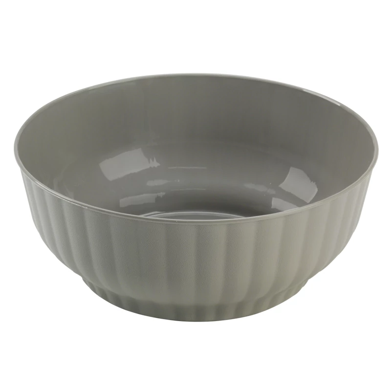 Heidrun bordás salátás tál 3,9 literes, 26x10 cm méretben, strapabíró műanyag tál saláták és ételek tálalásához