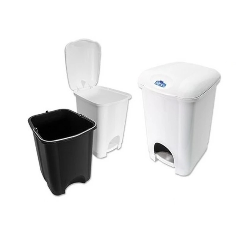 Heidrun pedálos szemetes 16 literes, 27x32x41 cm méretben, praktikus és higiénikus hulladéktároló konyhába vagy fürdőszobába-3