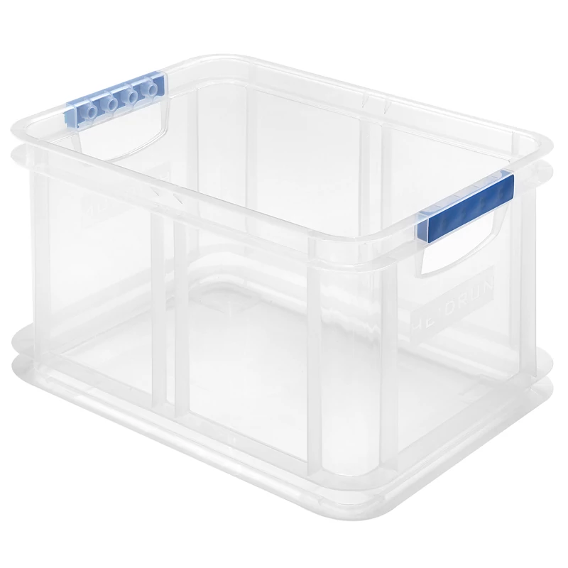 Heidrun Unibox 18L átlátszó tárolódoboz tetővel – 40x29x21cm rendszerező
