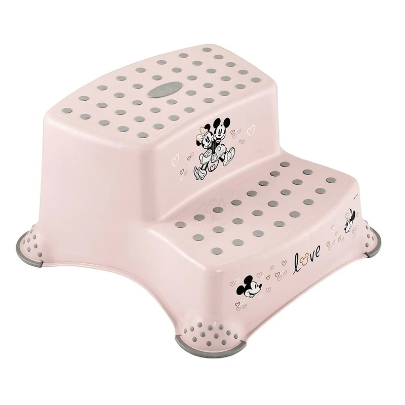 Keeeper dupla gyerek fellépő 40x37x21cm rózsaszín Minnie Mouse mintával 120kg teherbírás