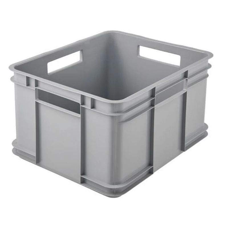 Keeeper Euro-box XL szürke tárolódoboz 28L – 43x35x24cm újrahasznosított műanyagból