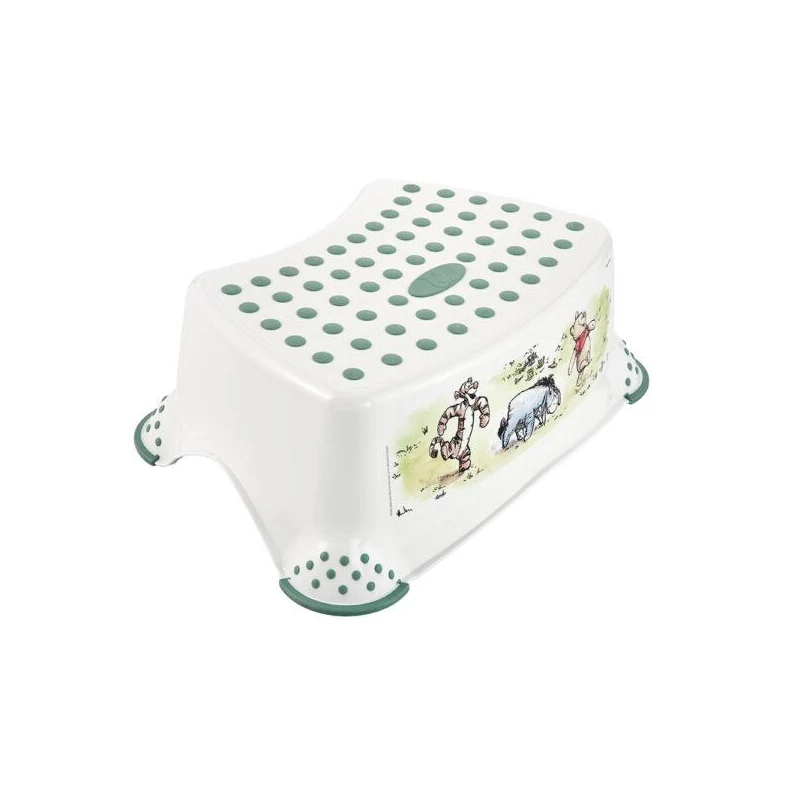 Keeeper gyerek fellépő 40x28x14cm Micimackó mintával fehér 80kg teherbírás