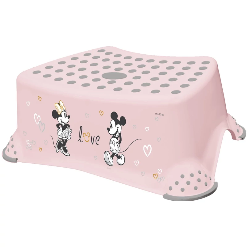 Keeeper gyerek fellépő 40x28x14cm Minnie Mouse mintával rózsaszín 80kg teherbírás