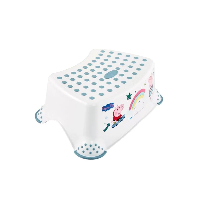 Keeeper műanyag gyerek fellépő Peppa Pig Nordic 40x28x14cm csúszásmentes fehér