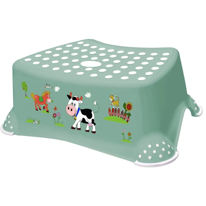 Keeeper gyerek fellépő Funny Farm mintával, csúszásmentes gumifelülettel – Plasticbox.hu