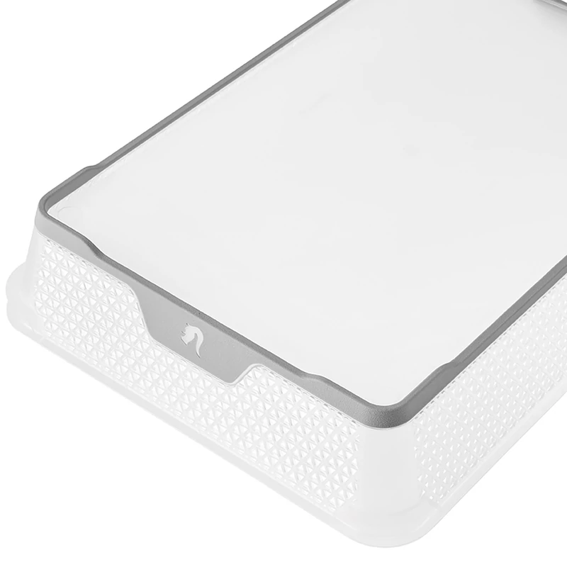 Keeeper JONAS A4 szürke nagyméretű tárolókosár gumírozott csúszásmentes aljjal irodai és otthoni használatra-2