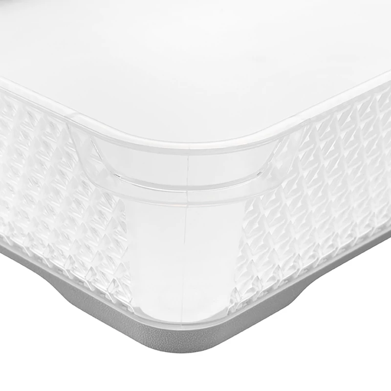 Keeeper JONAS A4 szürke nagyméretű tárolókosár gumírozott csúszásmentes aljjal irodai és otthoni használatra-3