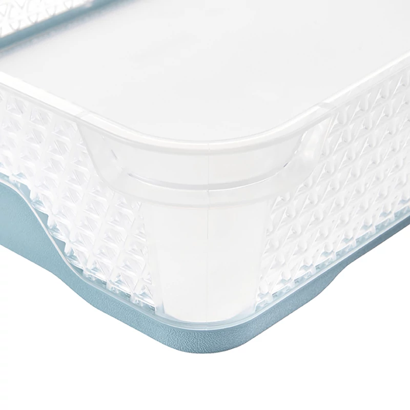 Keeeper JONAS A5 északi kék tárolókosár csúszásmentes gumírozott talppal és peremmel-3