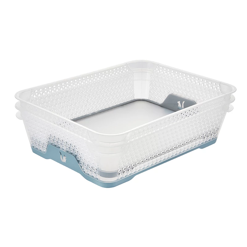 Keeeper JONAS A5 északi kék tárolókosár csúszásmentes gumírozott talppal és peremmel-6