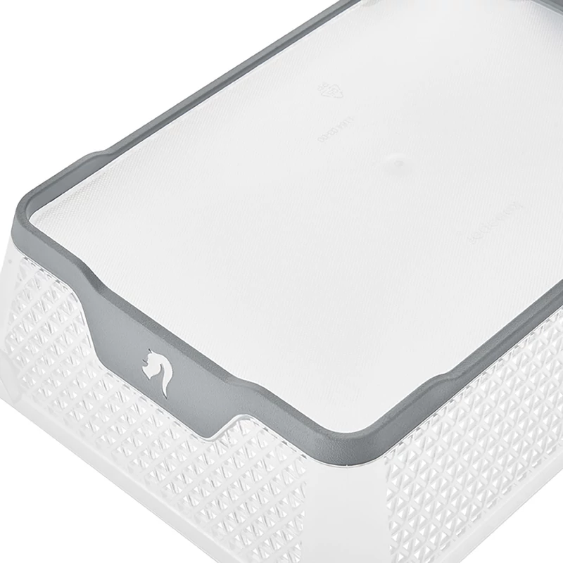 Keeeper JONAS A5 szürke tárolókosár gumírozott, csúszásmentes talppal és peremmel-2