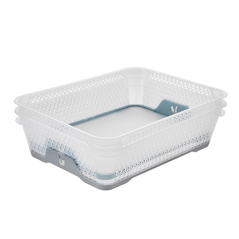 Keeeper JONAS A5 szürke tárolókosár gumírozott, csúszásmentes talppal és peremmel-6