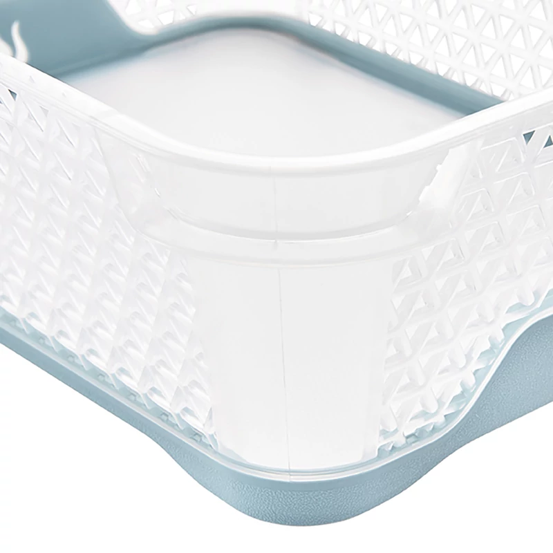 Keeeper JONAS A6 északi kék tárolókosár csúszásmentes gumírozott aljjal és peremmel-3