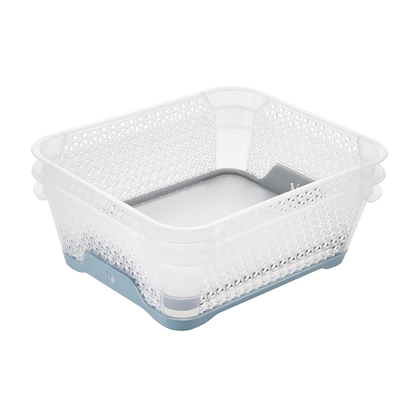 Keeeper JONAS A6 északi kék tárolókosár csúszásmentes gumírozott aljjal és peremmel-6