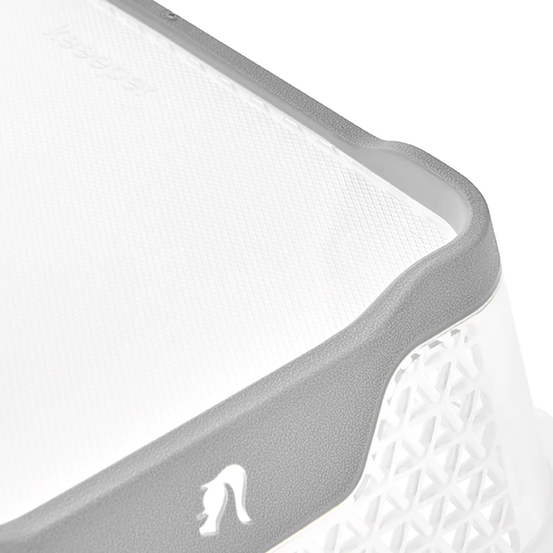 Keeeper JONAS A6 szürke tárolókosár gumírozott, csúszásmentes aljjal és peremmel-5