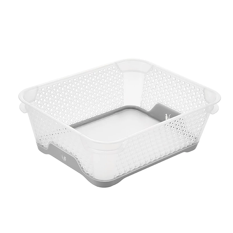 Keeeper JONAS A6 szürke tárolókosár gumírozott, csúszásmentes aljjal és peremmel