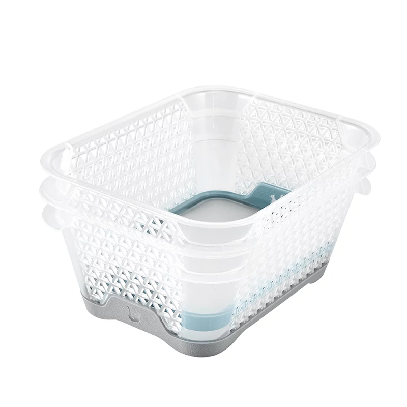 Keeeper JONAS A7 szürke tárolókosár csúszásmentes talppal és gumírozott fogantyúval-6