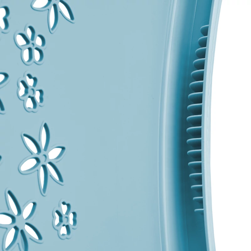 Keeeper kék ergonomikus ruhaskosar 50L, 65x45x28cm, puha fogantyus muanyag szennyestarto-4