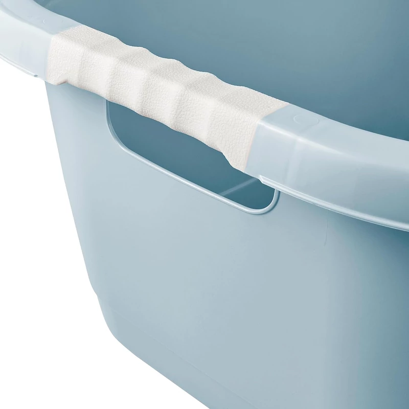Keeeper műanyag ruháskosár kék 50 literes ergonomikus fogantyúval-2