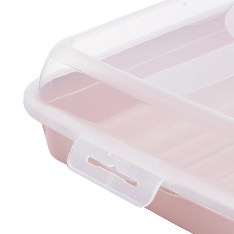 Keeeper sütemény tartó Nordic pink 43x29,5x10,5cm-5